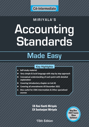 Taxmann Ca Inter Accounting Standards Made Easy New Syllabus By Ravi