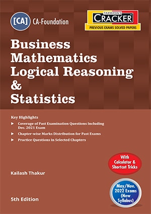 Taxmann Cracker – Business Mathematics Logical Reasoning & Statistics ...